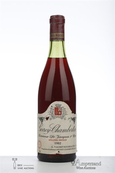 GEVREY CHAMBERTIN LAVAUX ST JACQUES 1982 - G. Vachet Rousseau - 1 Bottle
