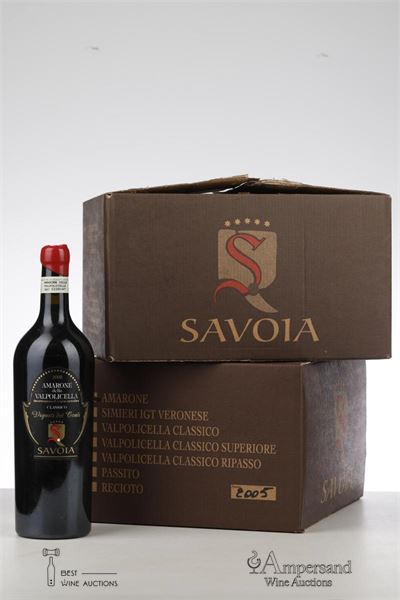 AMARONE DELLA VALPOLICELLA CLASSICO VIGNETI DEI COALI 2005 - Savoia - 12 Bottles - Oc 6