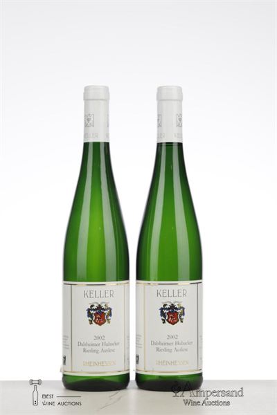 DALSHEIMER HUBACKER RIESLING AUSLESE WEISSE KAPSEL 2002 - Keller - 2 Bottles