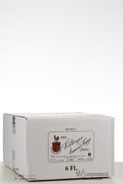 WILTINGER BRAUNE KUPP RIESLING SPATLESE 2022 - Egon Muller - 6 Bottles - Oc 6
