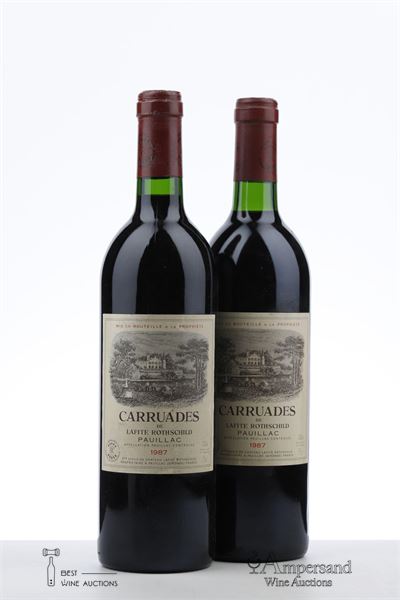 CARRUADES DE LAFITE ROTHSCHILD 1987 - Mc - 2 Bottles