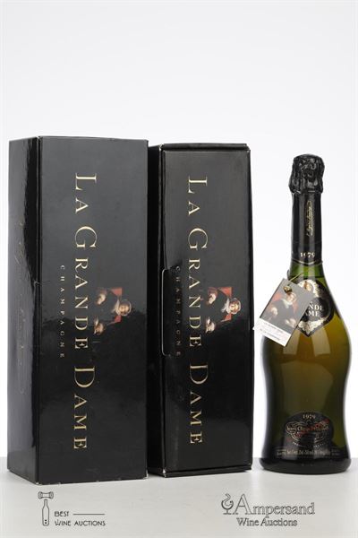 VEUVE CLICQUOT LA GRANDE DAME 1979 - Veuve Clicquot Ponsardin - 2 Bottles - Oc1