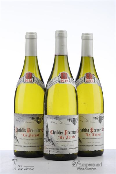 CHABLIS LA FOREST 2012 - Vincent Dauvissat - 3 Bottles