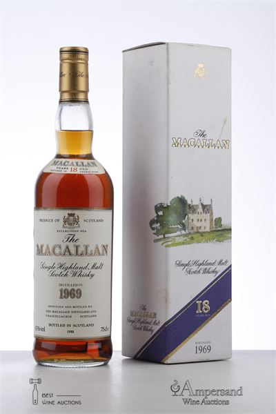 MACALLAN 18 Y 1969 - Macallan - Bottled 1988 - 1 Bottle - Oc 1