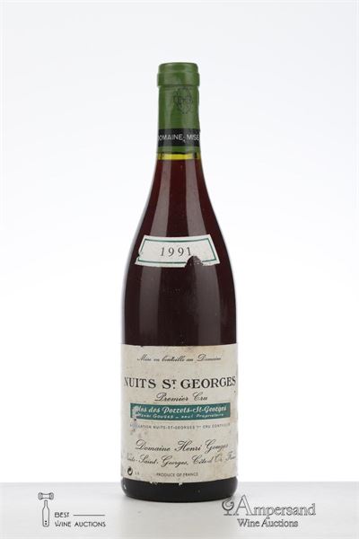 NUITS ST GEORGES CLOS DES PORRETS ST GEORGES 1991 - Henri Gouges - 1 Bottle