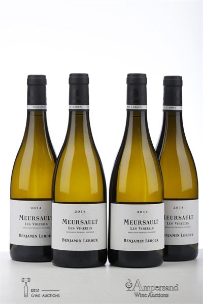 MEURSAULT LES VIREUILS 2014 - Benjamin Leroux - 4 Bottles