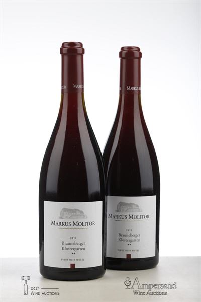PINOT NOIR BRAUNEBERGER KLOSTERGARTEN*** 2017 - Markus Molitor - 2 Bottles