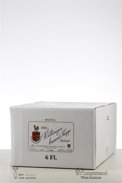 RIESLING WILTINGER BRAUNE KUPP KABINETT 2022 - Egon Muller - 6 Bottles - Oc 6