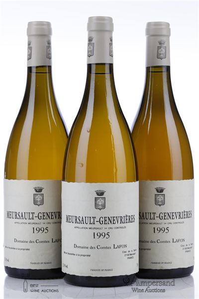 MEURSAULT GENEVRIERES 1995 - Comtes Lafon - 3 Bottles