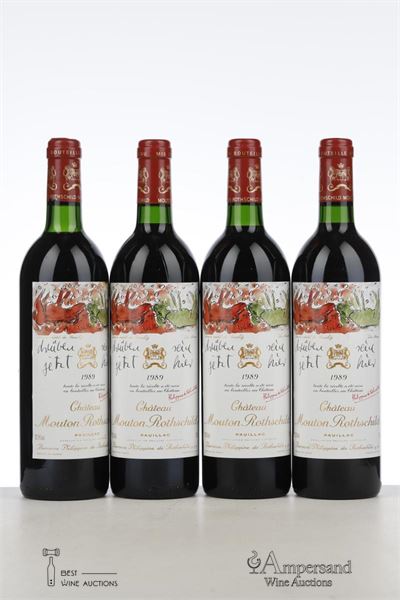 MOUTON ROTHSCHILD 1989 - Mc - 4 Bottles