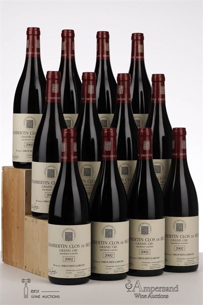 CHAMBERTIN CLOS DE BEZE 2002 - Drouhin Laroze - 12 Bottles