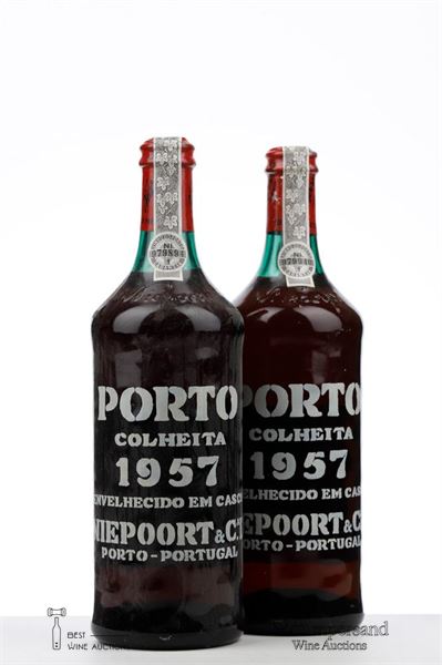 NIEPOORT COLHEITA 1957 - Niepoort - Bottled 1977 - 2 Bottles