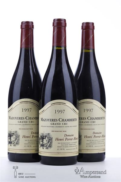 MAZOYERES CHAMBERTIN 1997 - Henri Perrot Minot - 3 Bottles