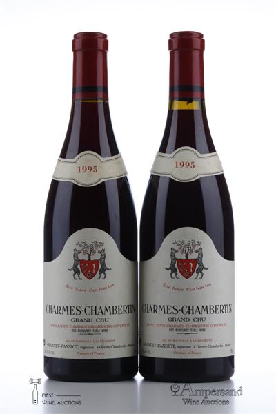 CHARMES CHAMBERTIN Geantet Pansiot 1995 - 2 Bottles