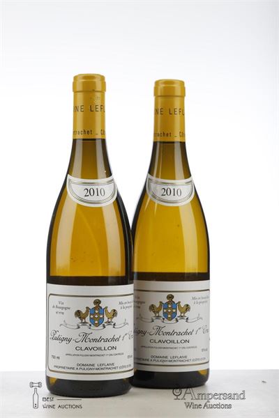 PULIGNY MONTRACHET CLAVOILLON 2010 - Domaine Leflaive - 2 Bottles