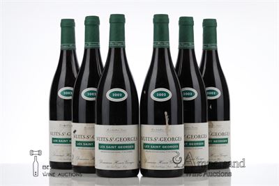 NUITS ST GEORGES LES ST GEORGES 2002 - Henri Gouges - 6 Bottles