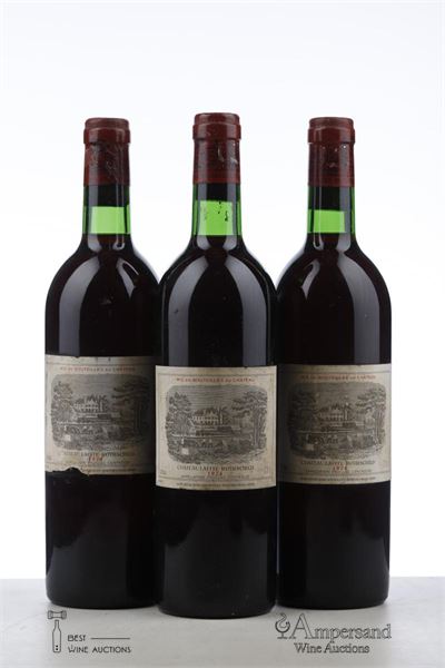 LAFITE ROTHSCHILD 1974 - Mc - 3 Bottles