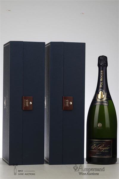 POL ROGER CUVEE SIR WINSTON CHURCHILL 2015 - Pol Roger - 2 Magnums - Oc 1