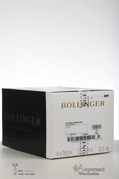 BOLLINGER LA GRANDE ANNEE 2014 - Bollinger - 6 Bottles - Oc 6