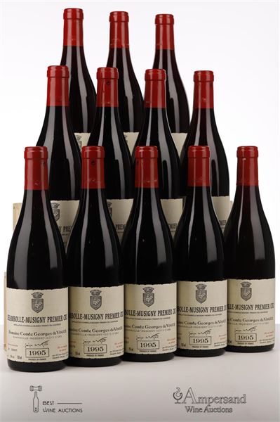 CHAMBOLLE MUSIGNY 1 ER CRU 1995 - Comte de Vogue - 12 Bottles - Owc 12