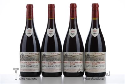 GEVREY CHAMBERTIN CLOS ST JACQUES 1993 - Armand Rousseau - 8 Bottles