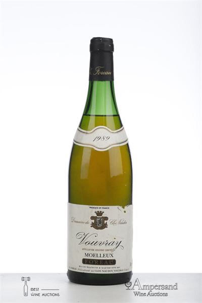 VOUVRAY MOELLEUX DOMAINE DU CLOS NAUDIN 1989 - Philippe Foreau - 1 Bottle
