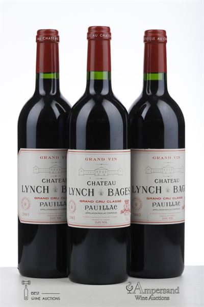 LYNCH BAGES 2003 - Mc - 3 Bottles