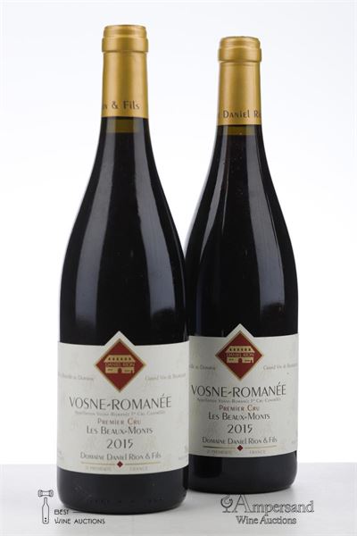 VOSNE ROMANEE LES BEAUX MONTS 2015 - Daniel Rion - 2 Bottles