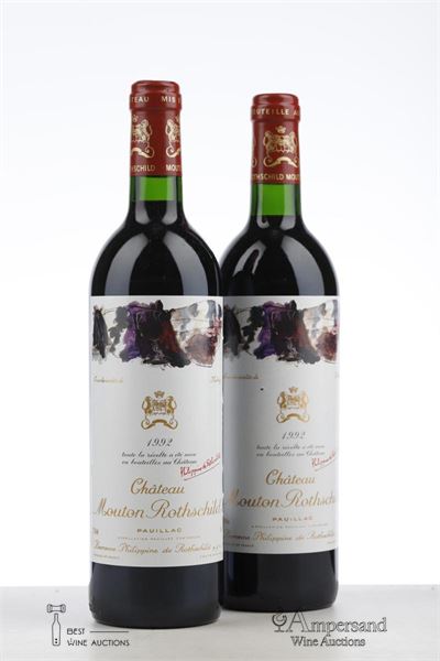 MOUTON ROTHSCHILD 1992 - Mc - 2 Bottles