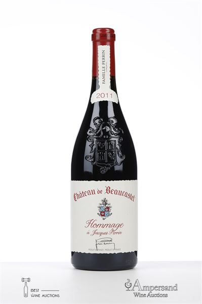 CHATEAUNEUF DU PAPE BEAUCASTEL HOMMAGE A JACQUES PERRIN 2011 - Beaucastel - 1 Bottle
