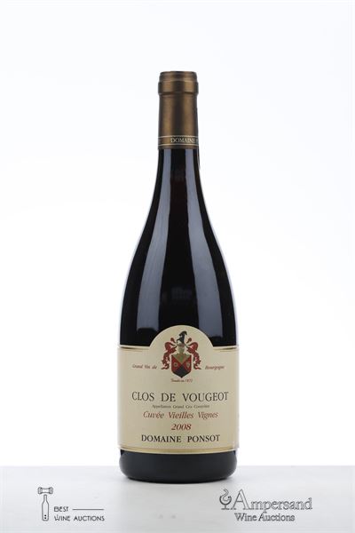 CLOS VOUGEOT CUVEE VIEILLES VIGNES 2008 - Ponsot - 1 Bottle