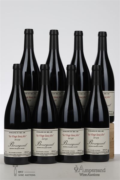 BOURGEUIL LES VINGT LIEUX DITS 2019 - Du Bel Air - 8 Bottles