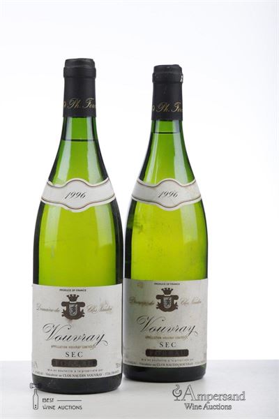 VOUVRAY SEC DOMAINE DU CLOS NAUDIN 1996 - Philippe Foreau - 2 Bottles