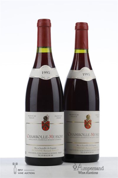 CHAMBOLLE MUSIGNY 1995 - Bernard Amiot - 2 Bottles
