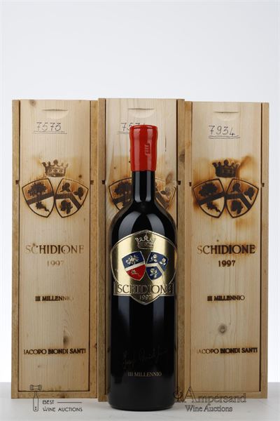 SCHIDIONE IL MILLENNIO 1997 - Jacobo Biondi Santi - 3 Magnums - Owc1