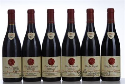 CLOS VOUGEOT 1999 - Francois Lamarche - 12 Bottles