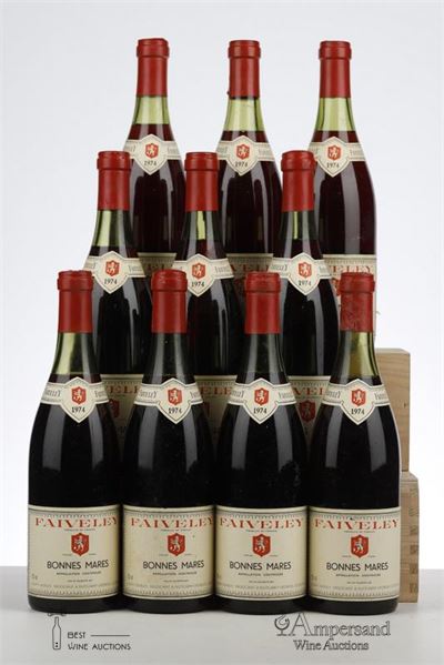 BONNES MARES 1974 - Faiveley - 10 Bottles - Oc 12