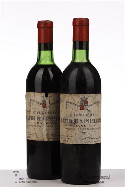LATOUR A POMEROL 1969 - Mc - 2 Bottles