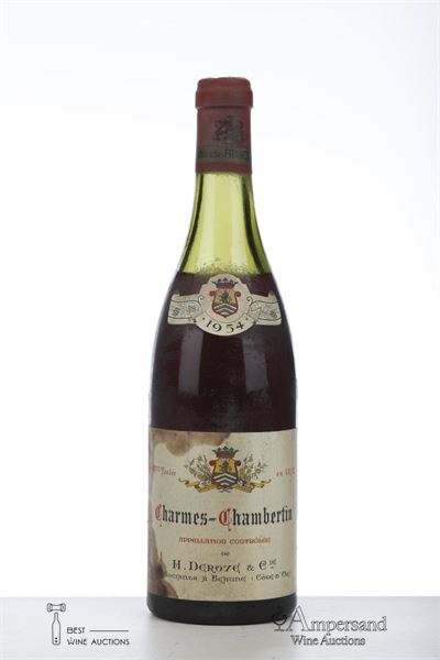 CHARMES CHAMBERTIN 1954 - Deroye - 1 Bottle
