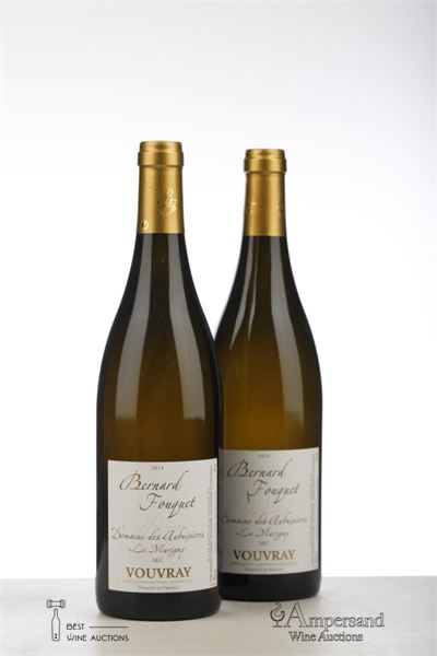 VOUVRAY SEC LE MARIGNY DOMAINE DES AUBUISIERES 2014 - Bernard Fouquet - 2 Bottles