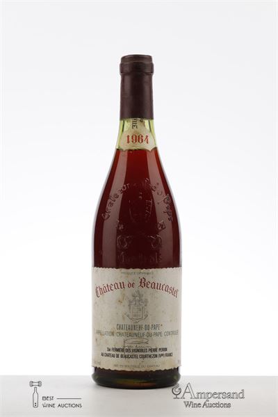 CHATEAUNEUF DU PAPE BEAUCASTEL 1964 - Beaucastel - 1 Bottle