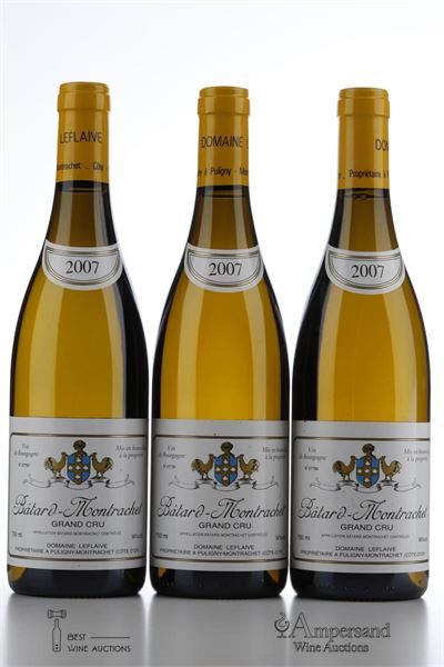 BATARD MONTRACHET Domaine Leflaive 2007 - 3 Bottles