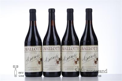 BAROLO RISERVA BRICCO BOSCHIS VIGNA SAN GIUSEPPE 1980 - Cavallotto - 4 Bottles