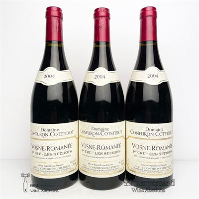 VOSNE ROMANEE LES SUCHOTS 2004 - Confuron Cotetidot - 3 Bottles