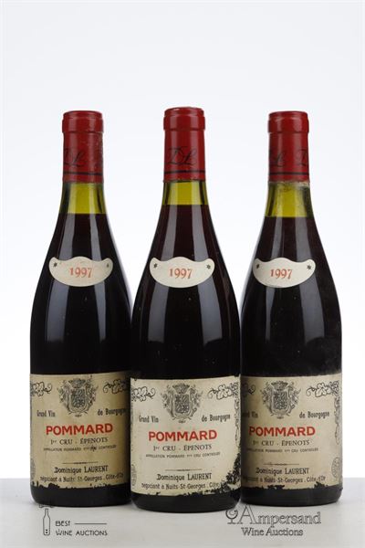 POMMARD EPENOTS 1997 - Dominique Laurent - 3 Bottles