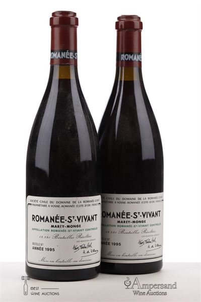 ROMANEE ST VIVANT 1995 - Domaine de la Romanee Conti - 2 Bottles
