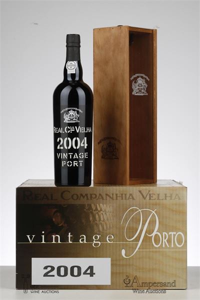 REAL COMPANHIA VELHA VINTAGE PORT 2004 - Real Companhia Velha - 6 Bottles - Owc 1