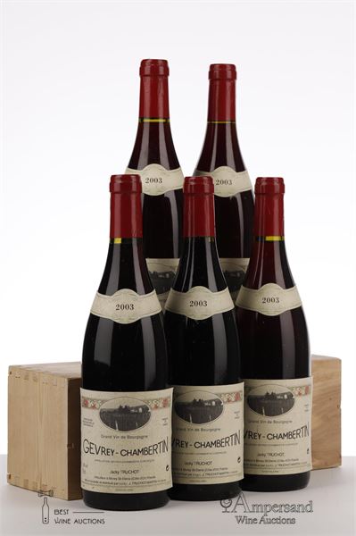 GEVREY CHAMBERTIN 2003 - Jacky Truchot - 5 Bottles
