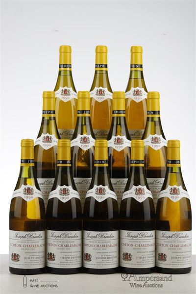 CORTON CHARLEMAGNE 1990 - Joseph Drouhin - 12 Bottles - Owc 12
