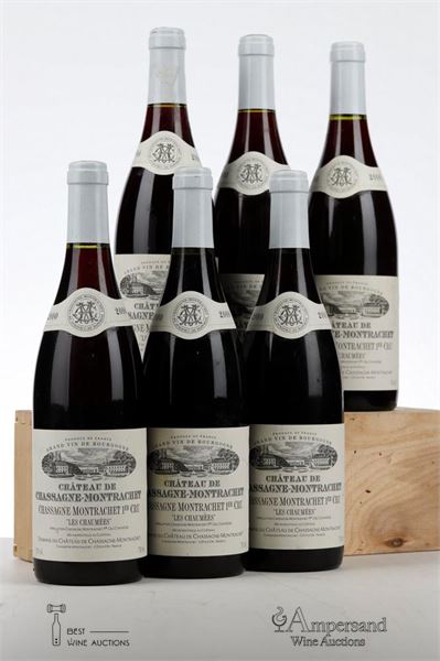 CHASSAGNE MONTRACHET LES CHAUMEES 2000 - Chateau de Chassagne Montrachet - Picard - 6 Bottles
